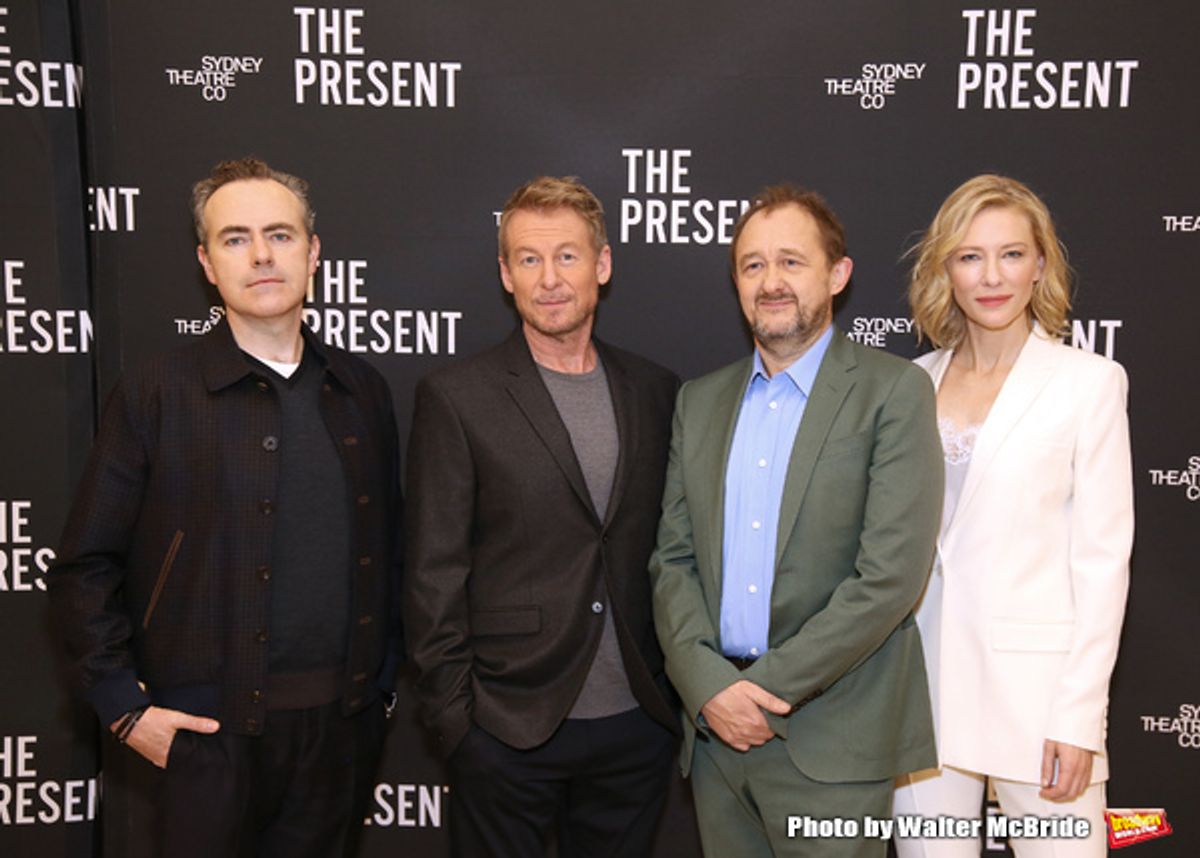 John Crowley, Richard Roxburgh, Andrew Upton and Cate Blanchett  at 