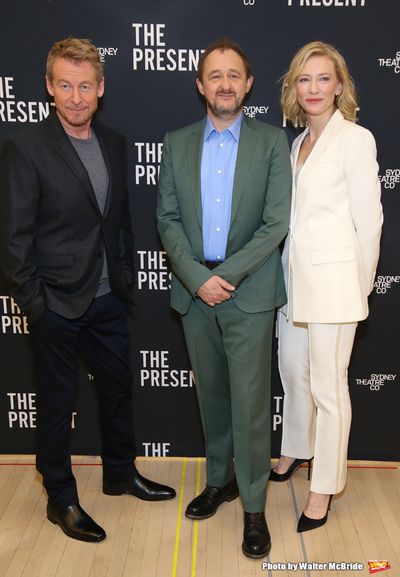 Richard Roxburgh, Andrew Upton and Cate Blanchett  Photo