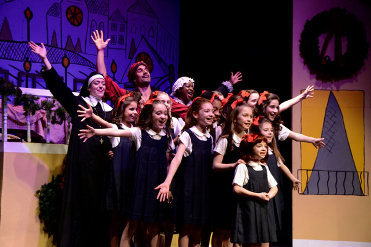 Macy Idzakovich, Jeff Gorcyca, Lisha McKoy, Sophie Knapp and The Cast of Madeline's Christmas that includes-Hannah Moore, Simone Vysnovsky, Claire Kuntze, Charlotte Post-Lipnick, Toleeya Napolitano, Samantha Rascio, Brianna Haffenden, Madeleine Pace, Ally at 