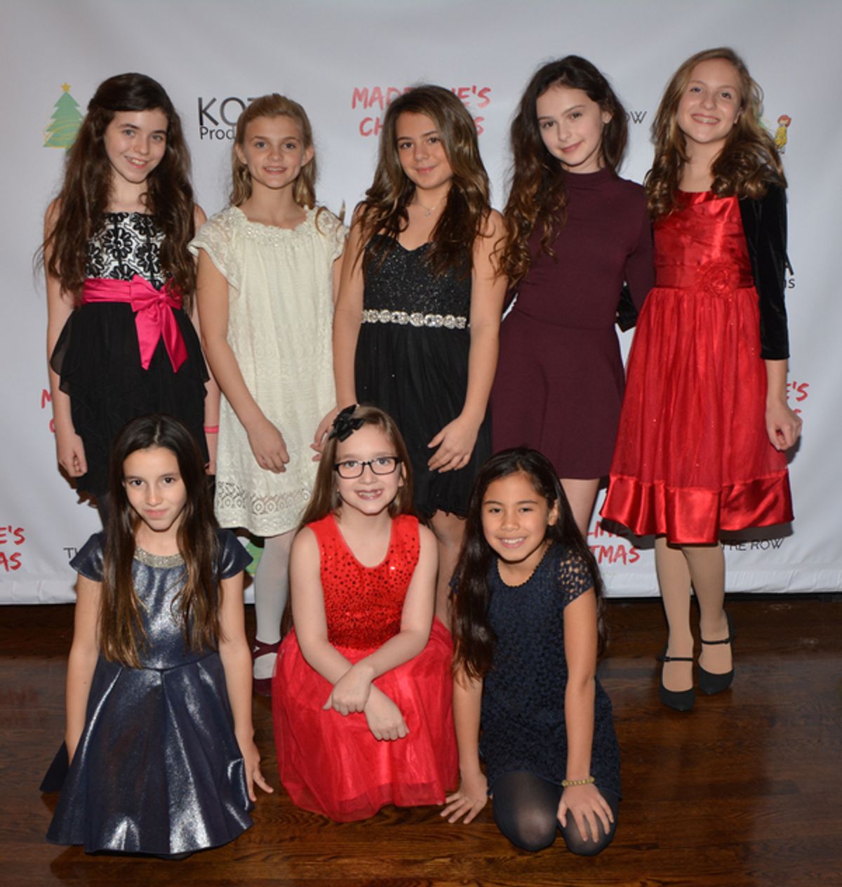 Isabella Burke, Theodora Silverman, Skylar Dunn, Charlotte Rose Masi, Isabella Burke, Catherine Quirico, Tess Romero and Alexandra Harris at 