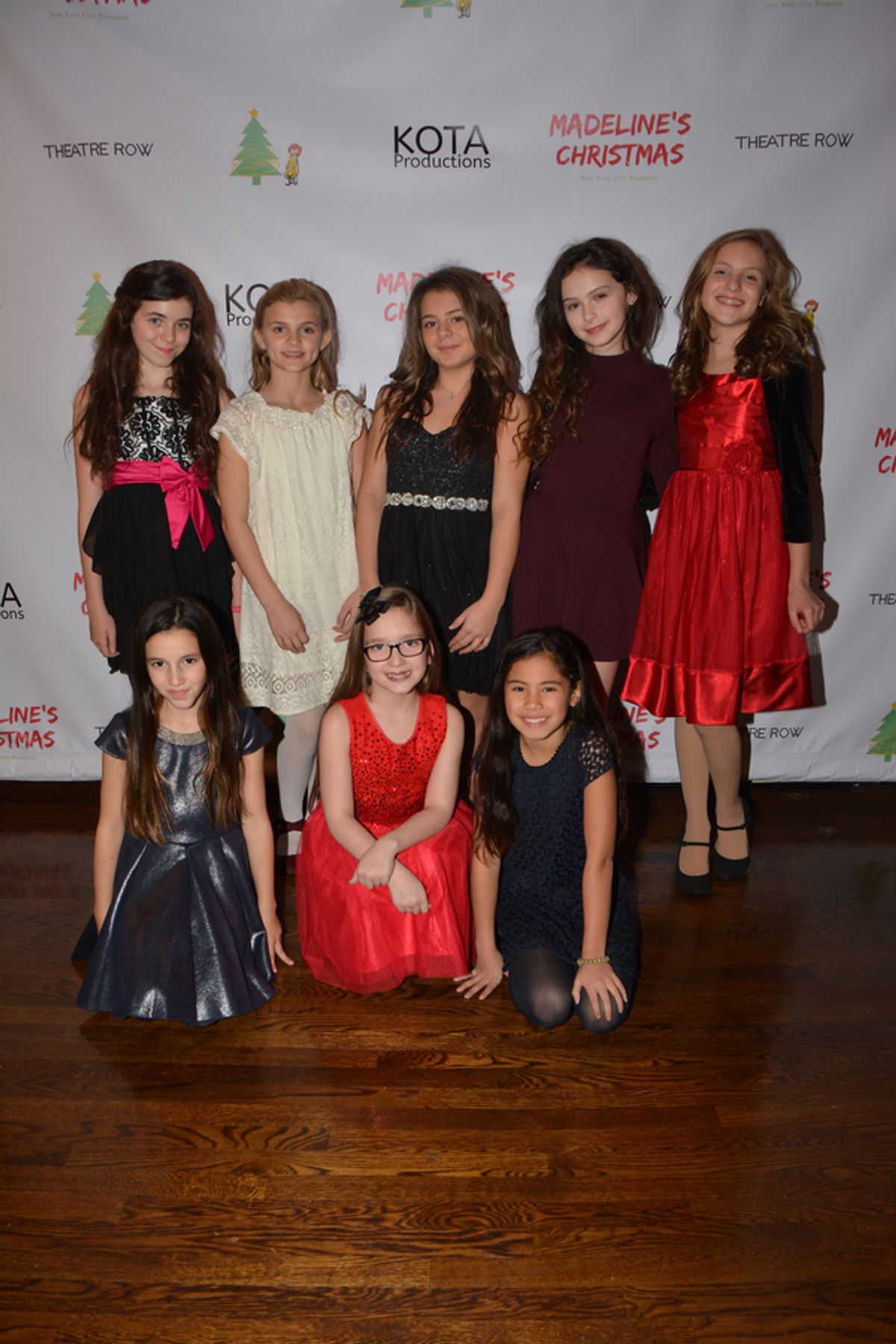 Isabella Burke, Theodora Silverman, Skylar Dunn, Charlotte Rose Masi, Isabella Burke, Catherine Quirico, Tess Romero and Alexandra Harris at 