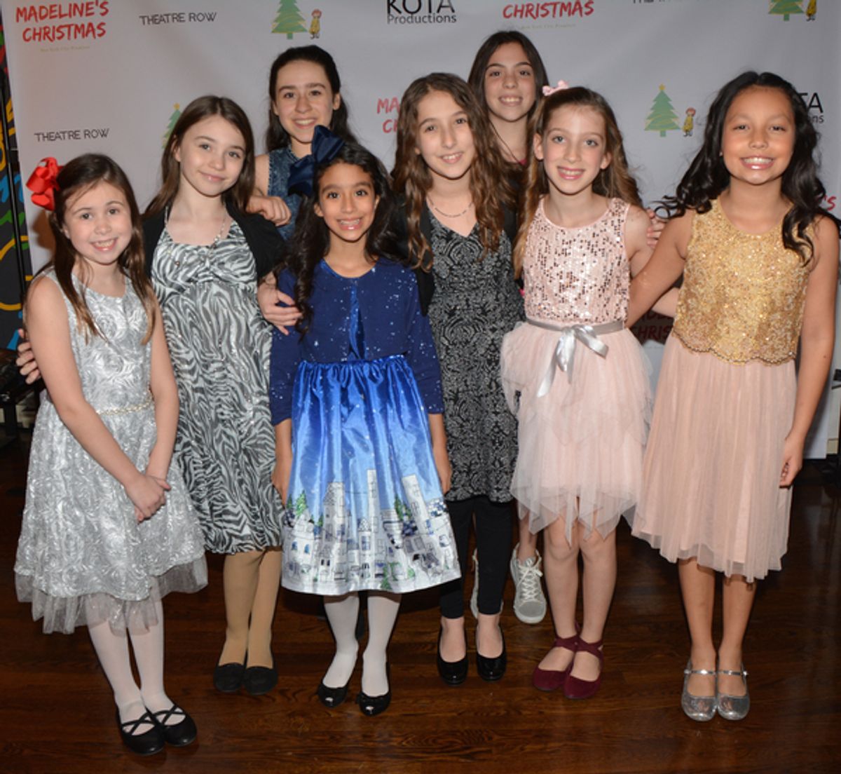 Elizabeth Bigham, Giada Blume. Maya Levitt, Madison Legares, Milena Manocchia, Jamie Neiberg, Ayla Schwartz and Ana-Sofia Rodriguez at 