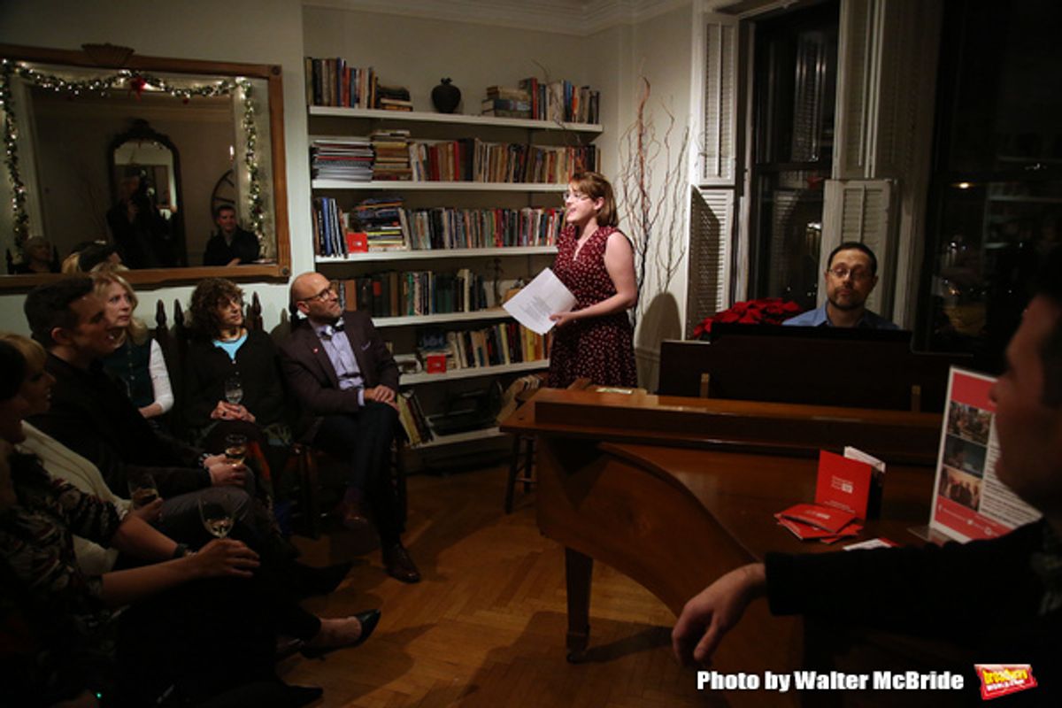 Caitlin Kinnunen, Matthew Sklar and Chad Beguelin at 