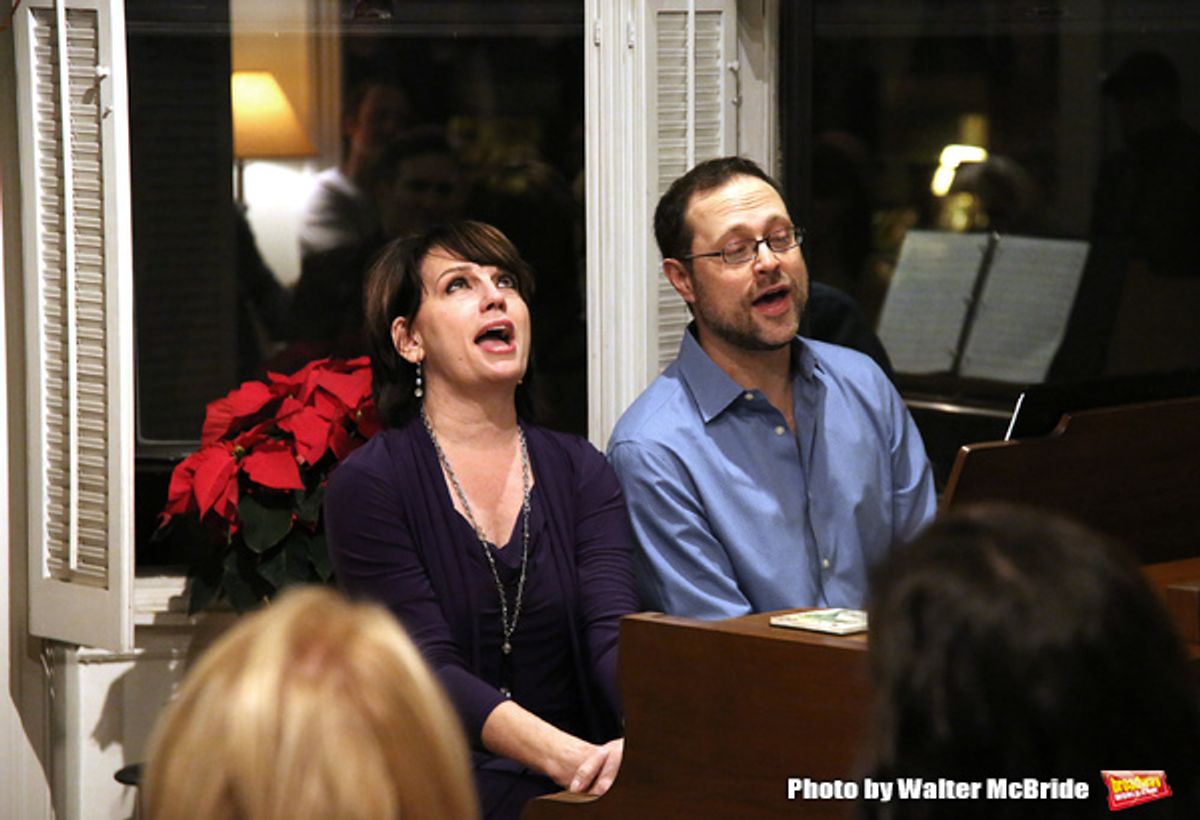 Beth Leavel and Matthew Sklar  at 