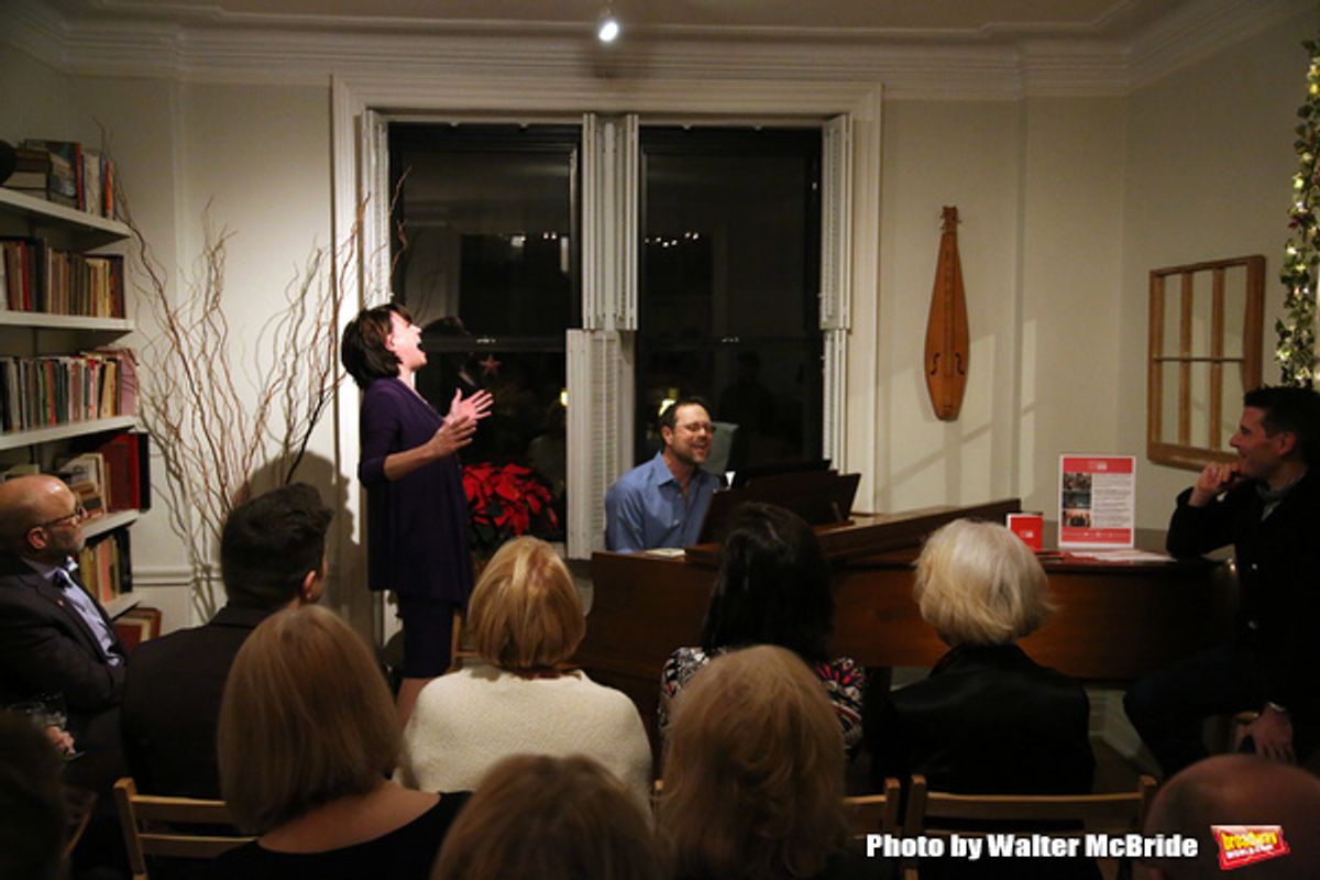 Beth Leavel, Matthew Sklar and Chad Beguelin  at 