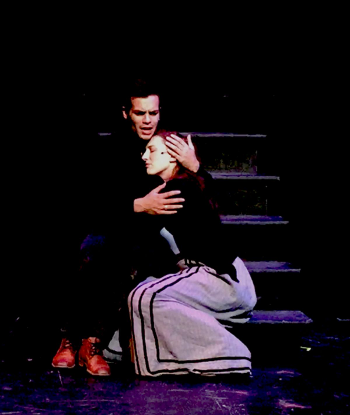 Cooper Howell (Johann Faustus) and Dianna Graham (Ana) in workshop production of IN THE LIGHT. at 