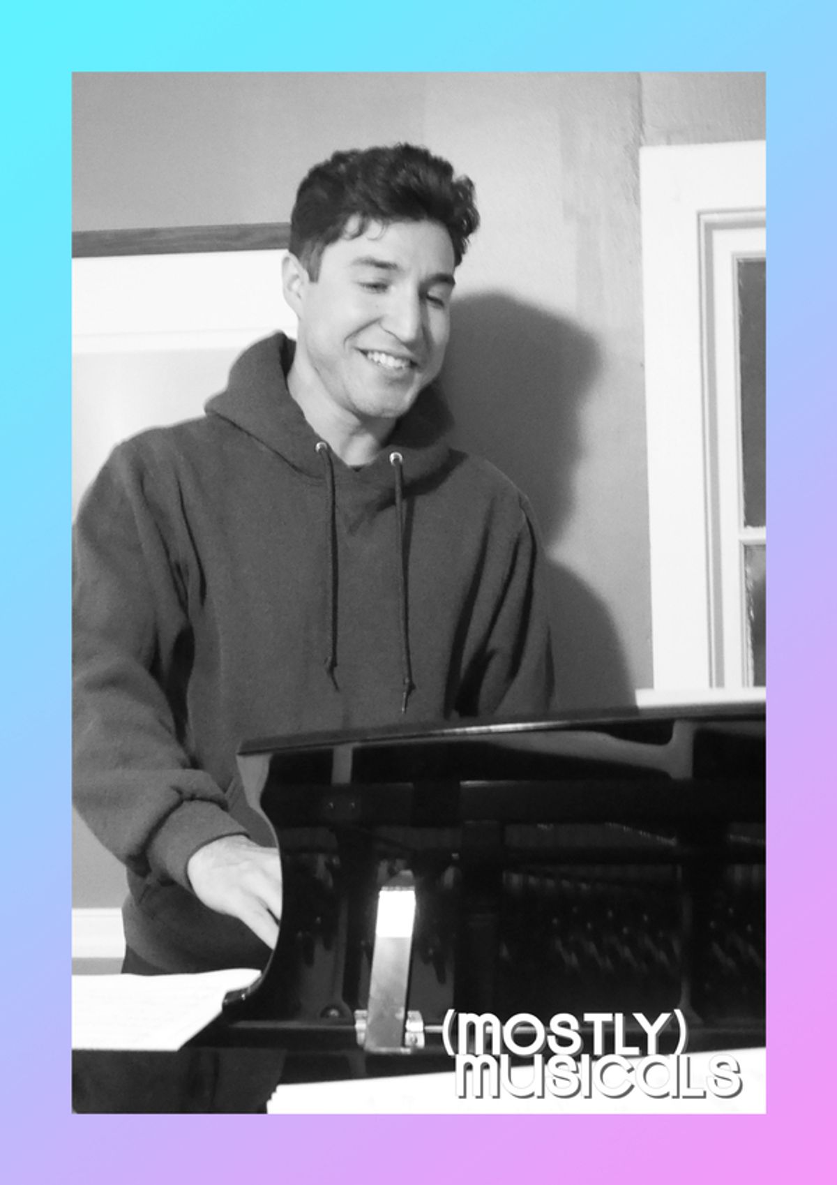 Kenneth Miles Ellington Lopez at (mostly)musicals in Rehearsal for Tonight's (mostly) HOLIDAY at Bar Fedora