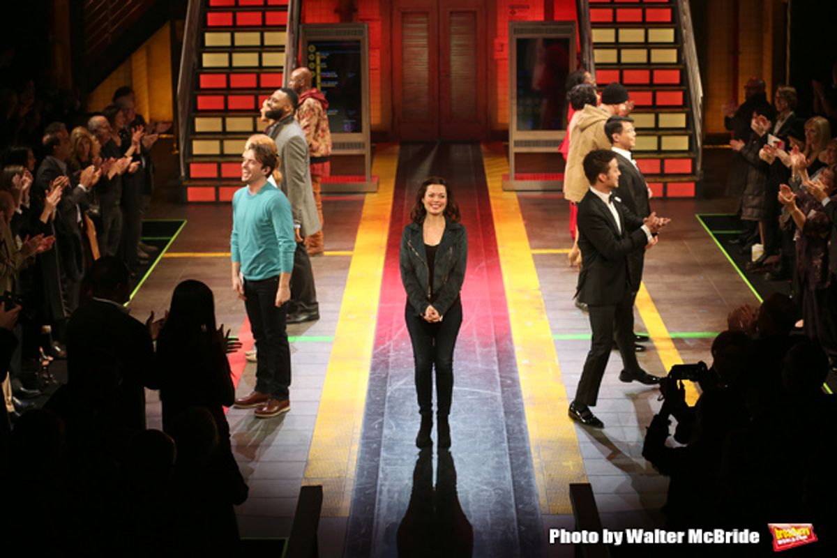 James Snyder and Margot Seibert with cast  at 