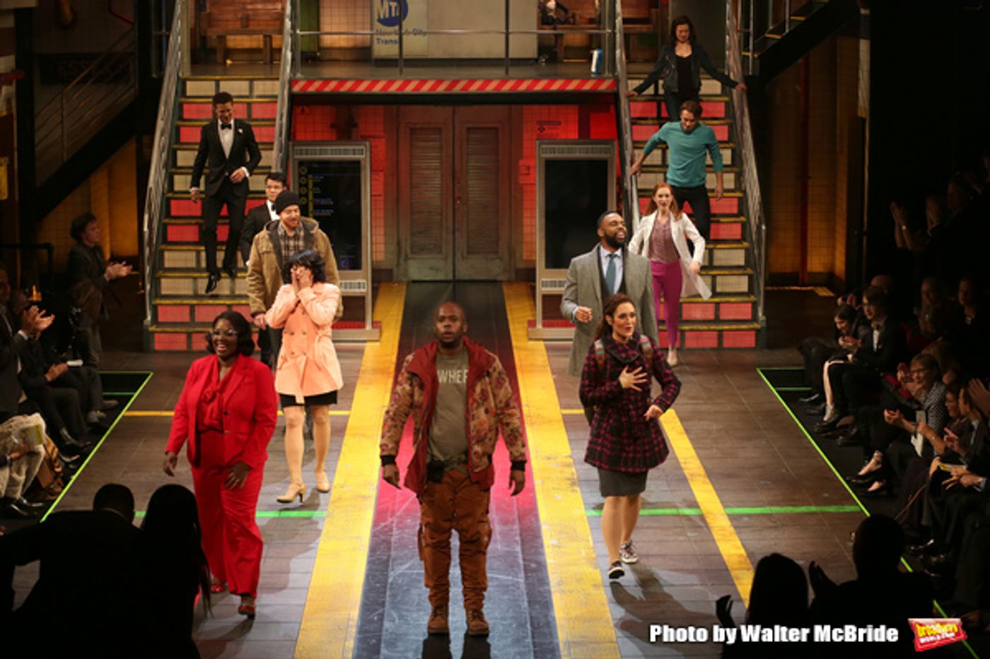 Photo Coverage: IN TRANSIT Company Takes Opening Night Bows!  Image