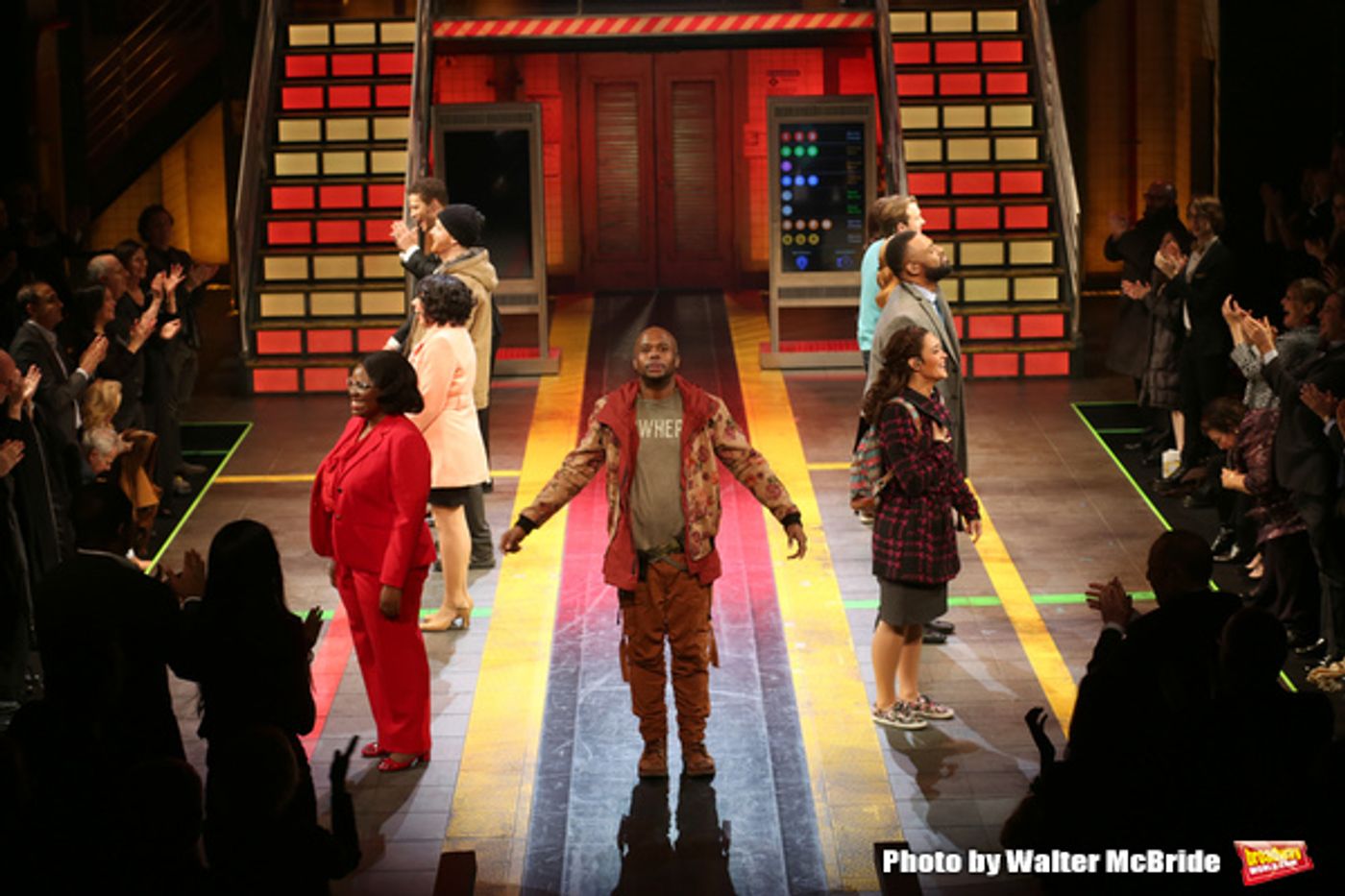 Photo Coverage: IN TRANSIT Company Takes Opening Night Bows!  Image