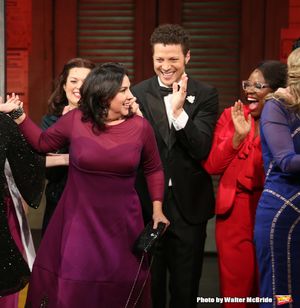 Kristen Anderson-Lopez and cast @ BroadwayWorld Kristen Anderson-Lopez and cast Photo