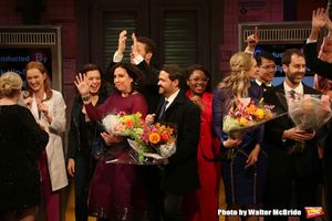 Kristen Anderson-Lopez,  James-Allen Ford, Sara Wordsworth, and Russ Kaplan with the  Photo