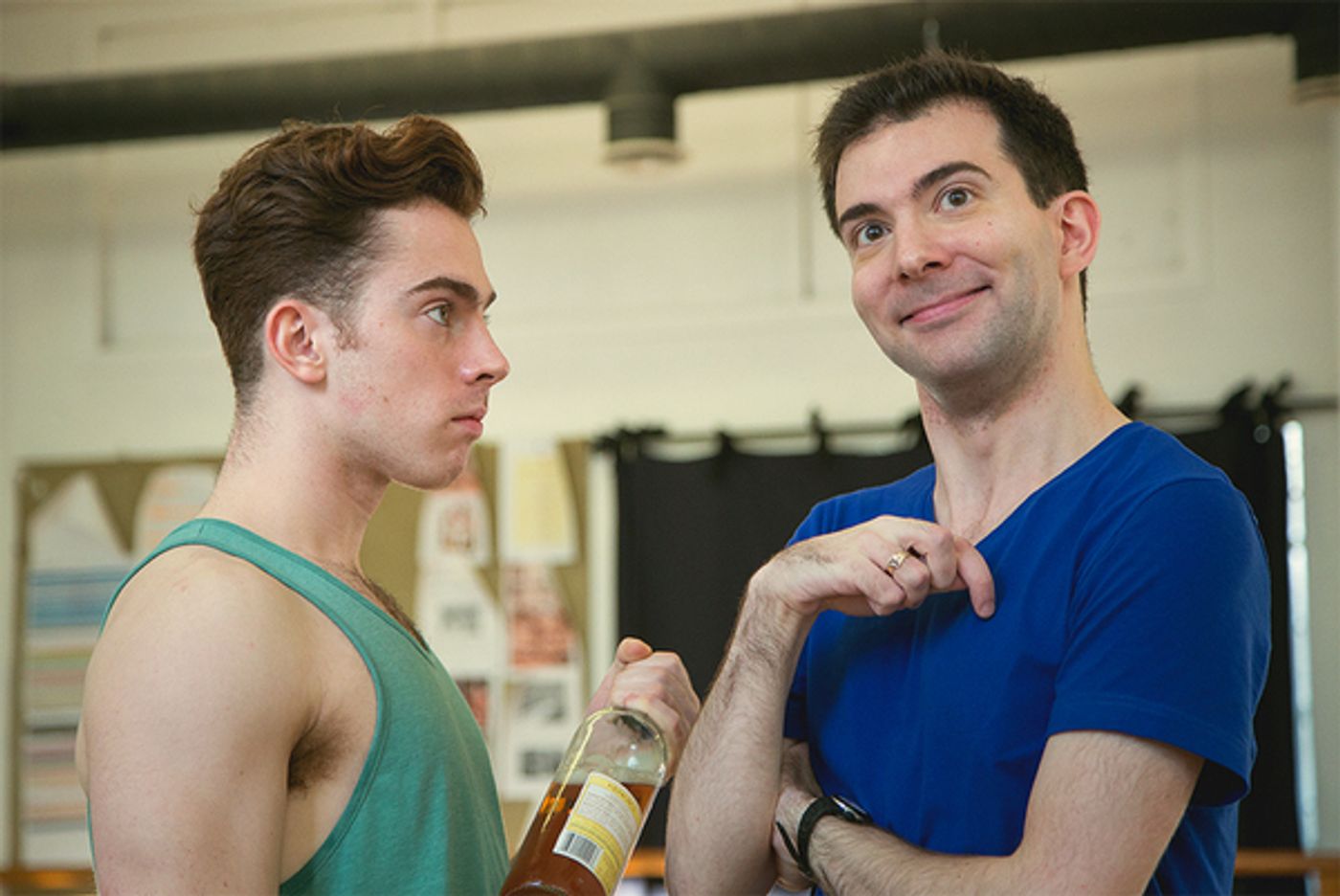 Photo Flash: First Look at Rehearsal Shots of 'Ferris & Milnes - Christmas Cracker'  Image