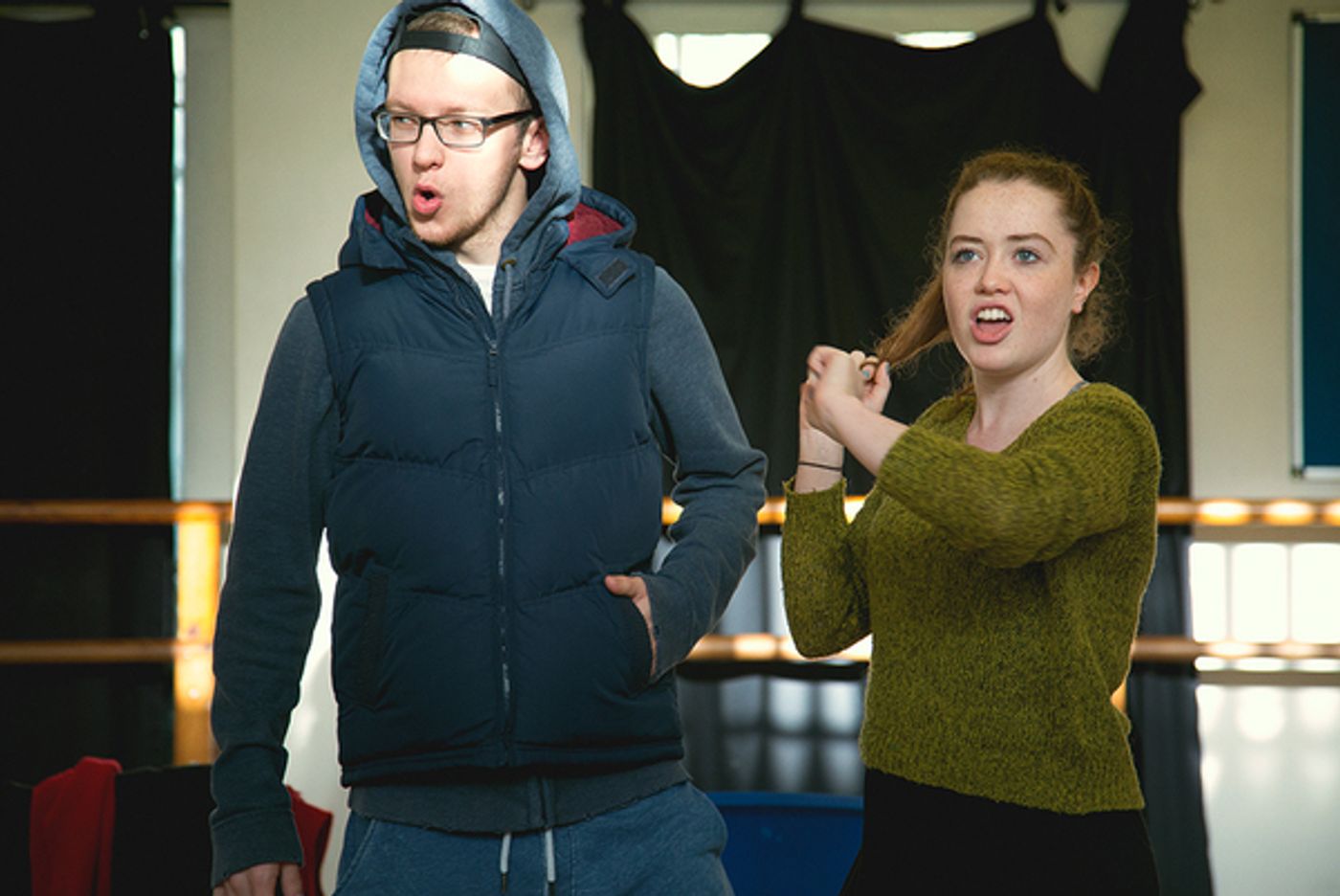 Photo Flash: First Look at Rehearsal Shots of 'Ferris & Milnes - Christmas Cracker'  Image