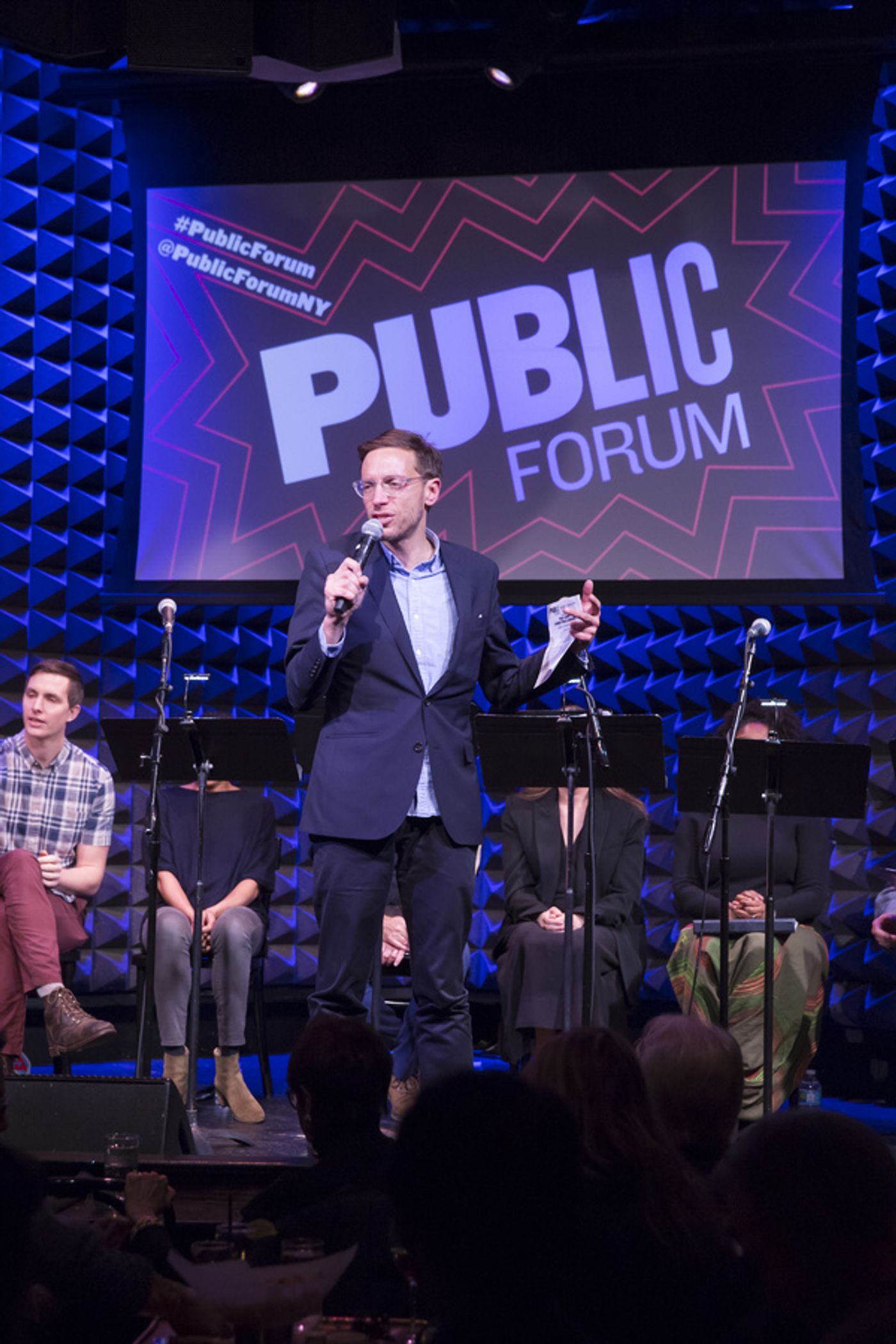 Photos and Video: Stephen Karam, Elizabeth Marvel and More Take Part in THE LONG CHRISTMAS DINNER Reading at PUBLIC FORUM  Image