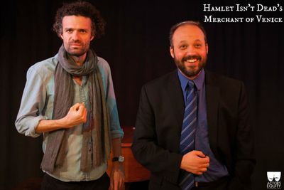 Freddie Stevenson (Tubal) & Leo Goodman (Shylock) Photo