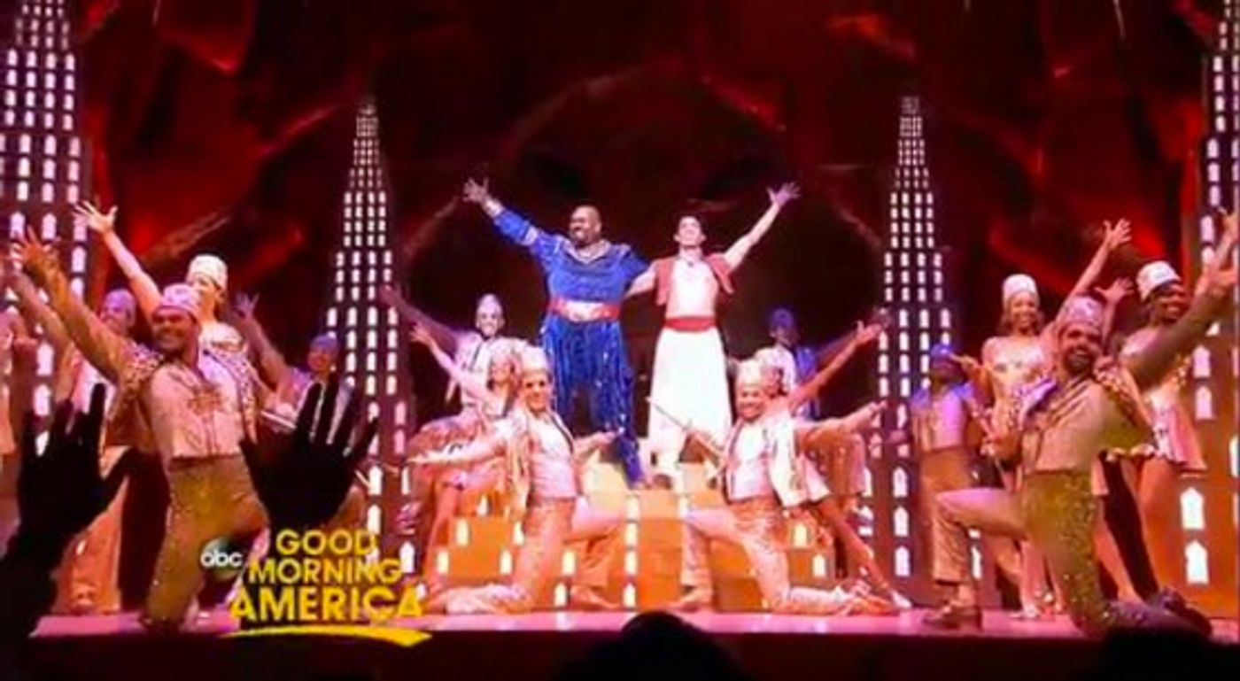 Broadway's ALADDIN Performs New Version of 'Friend Like Me' Live on GMA Today  Image
