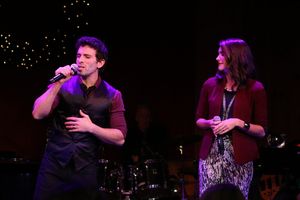 Jarrod Spector and Kelly Barrett @ BroadwayWorld Jarrod Spector and Kelly Barrett Photo
