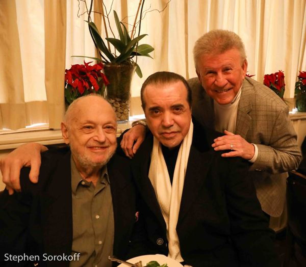 Charles Strouse, Chazz Palminteri, Bobby Rydell at 