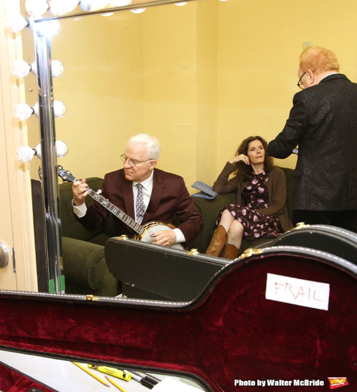 Peter Asher, Edie Brickell and Steve Martin  at 