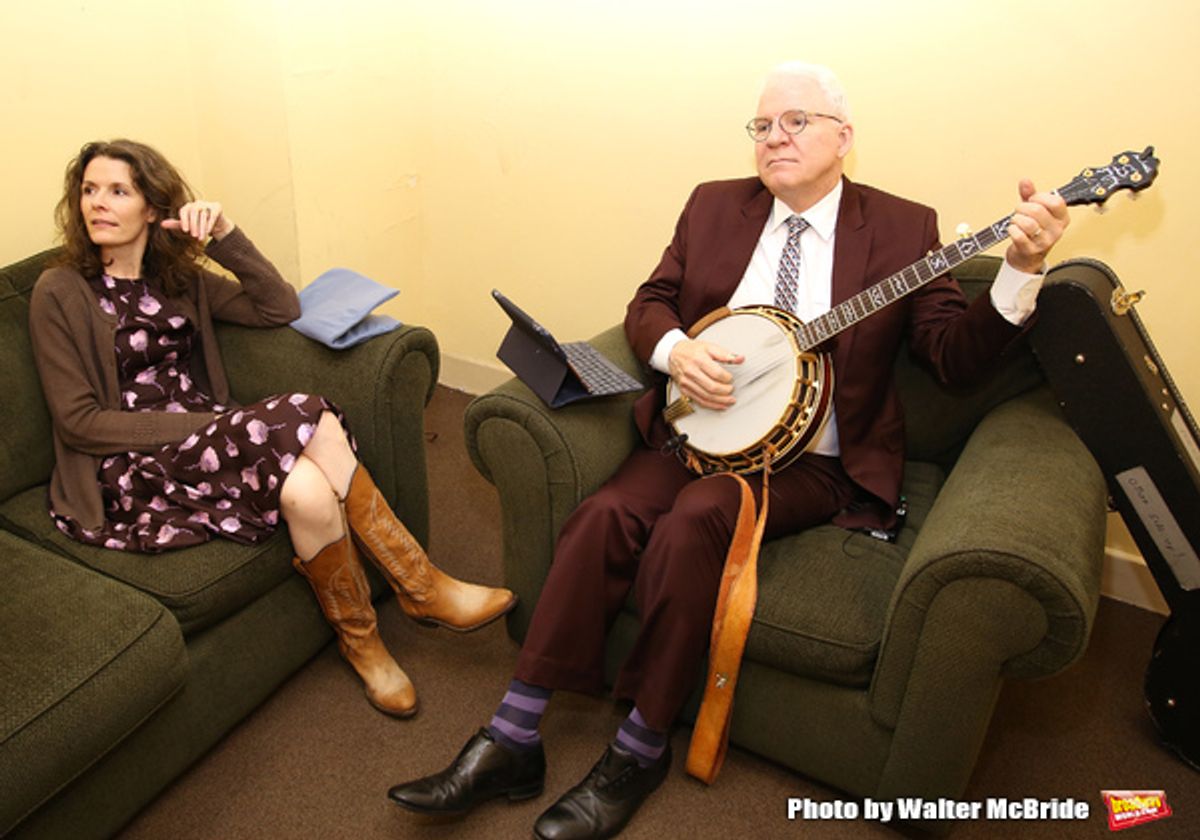 Edie Brickell and Steve Martin at 