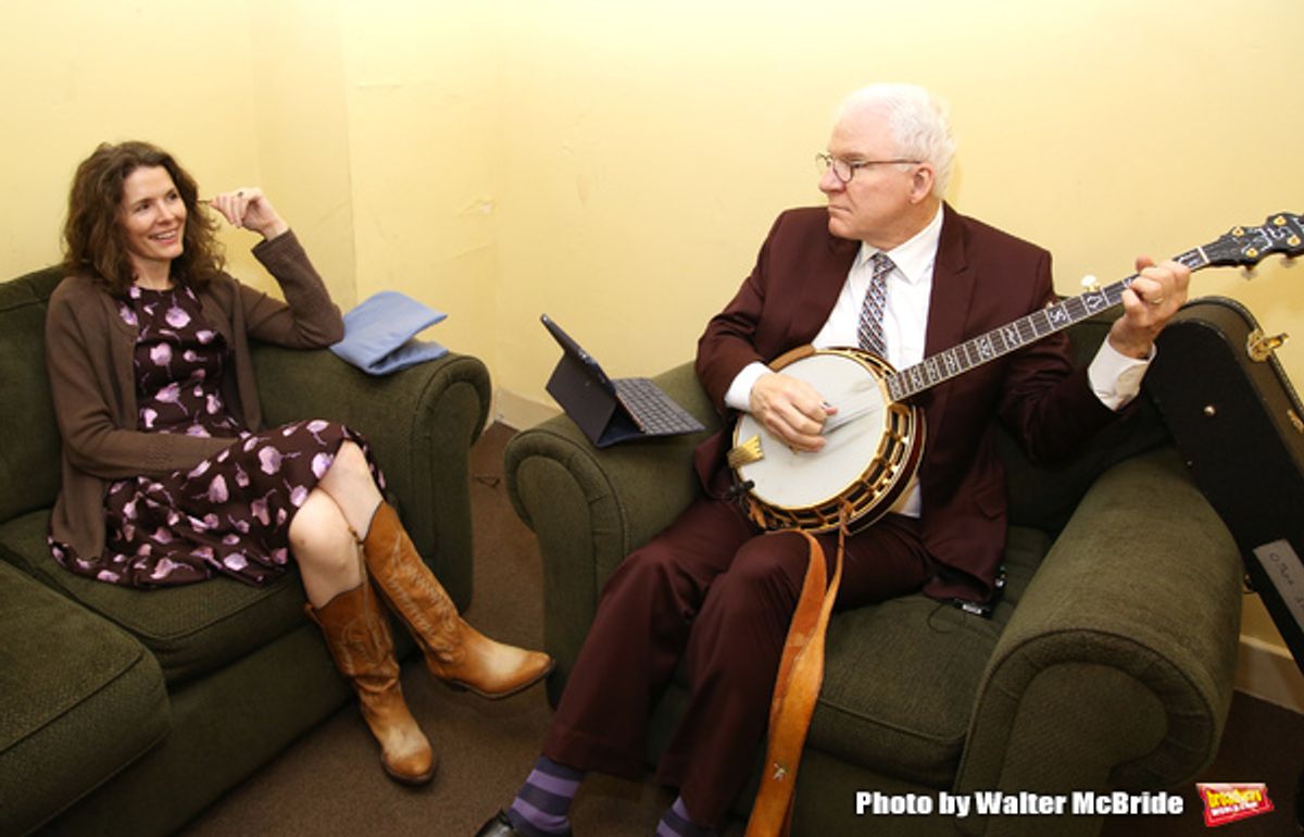 Edie Brickell and Steve Martin at 