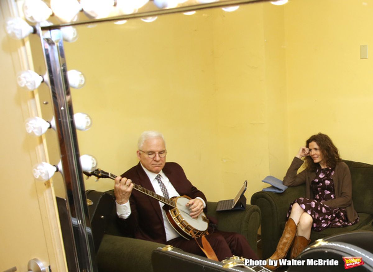 Edie Brickell and Steve Martin at 