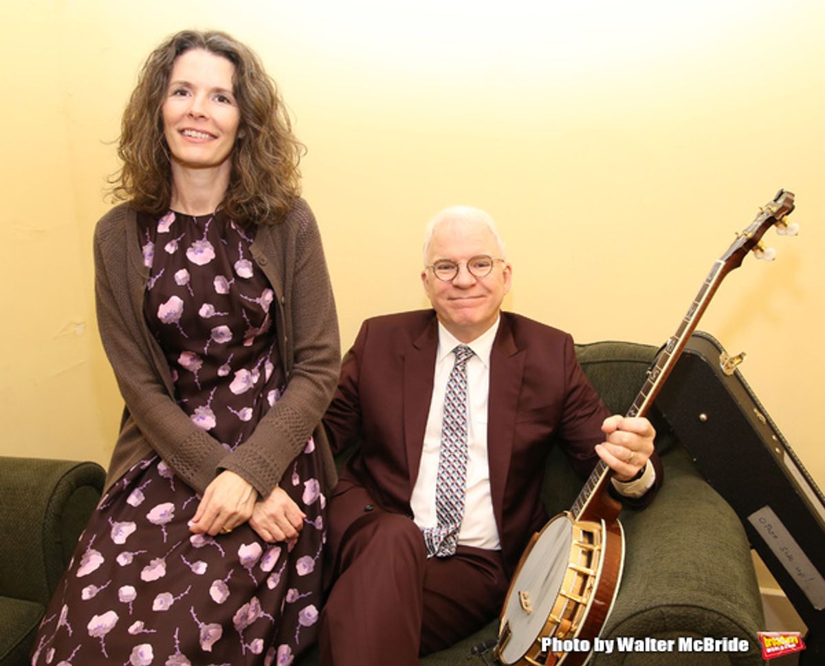 Edie Brickell and Steve Martin at 