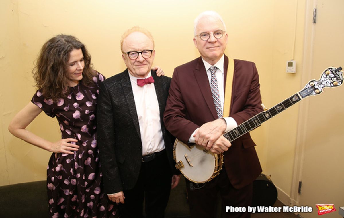 Peter Asher, Edie Brickell and Steve Martin  at 