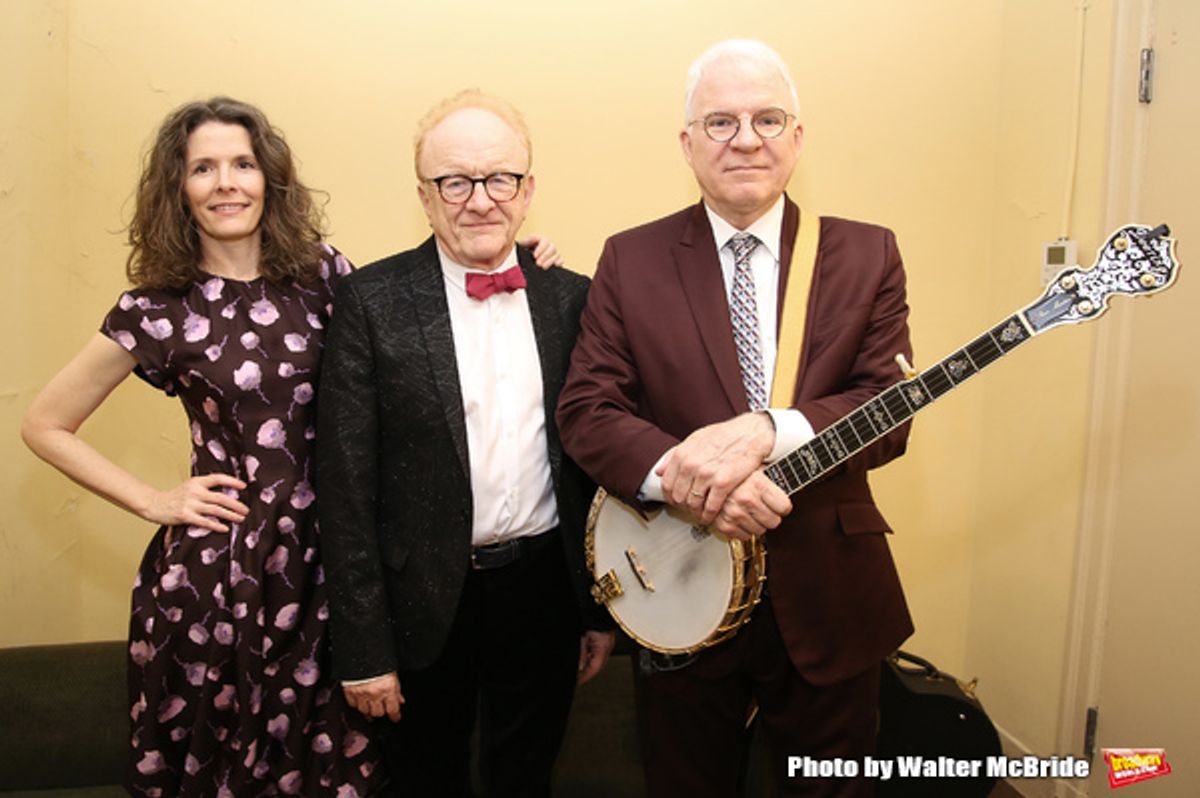 Peter Asher, Edie Brickell and Steve Martin  at 