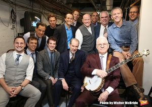 Steve Martin wiith the cast @ BroadwayWorld Steve Martin wiith the cast Photo
