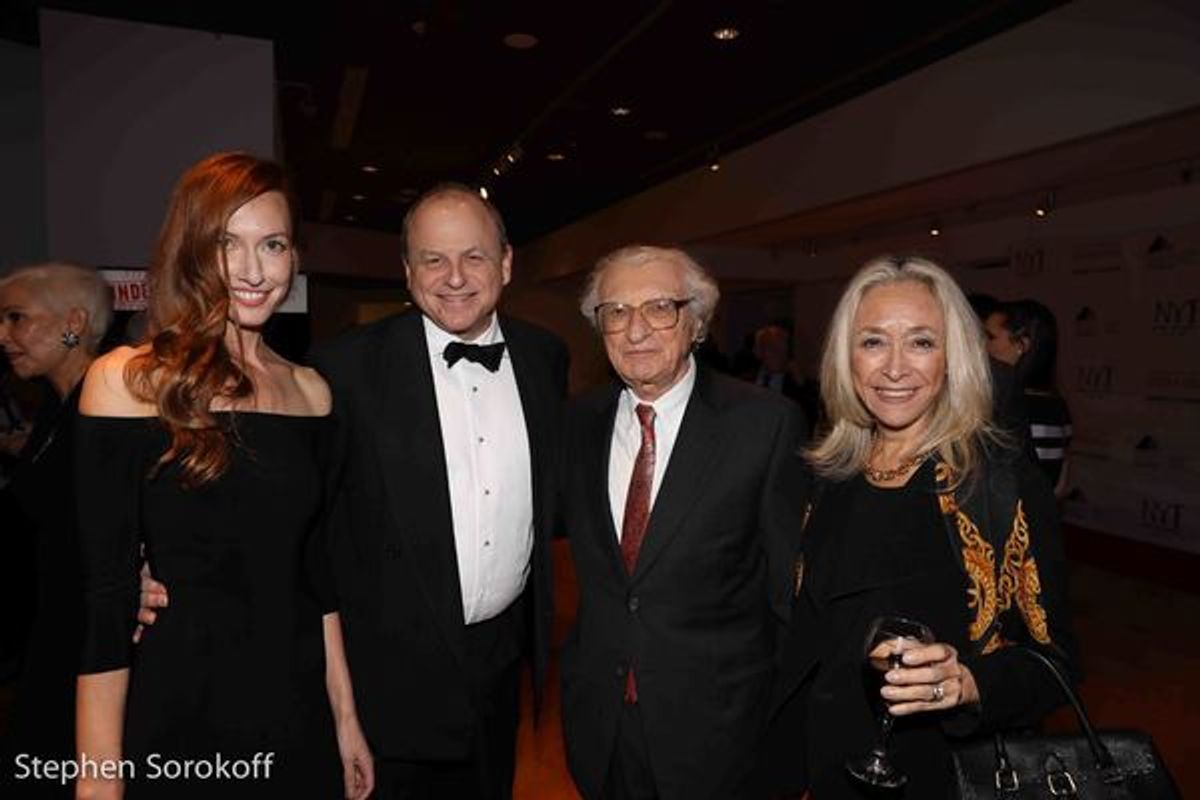 Jessica Swan, Douglas Denoff, Honorary co-chair, Sheldon Harnick, Eda Sorokoff at 