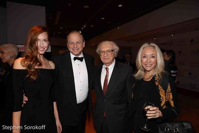 Jessica Swan, Douglas Denoff, Honorary co-chair, Sheldon Harnick, Eda Sorokoff Photo