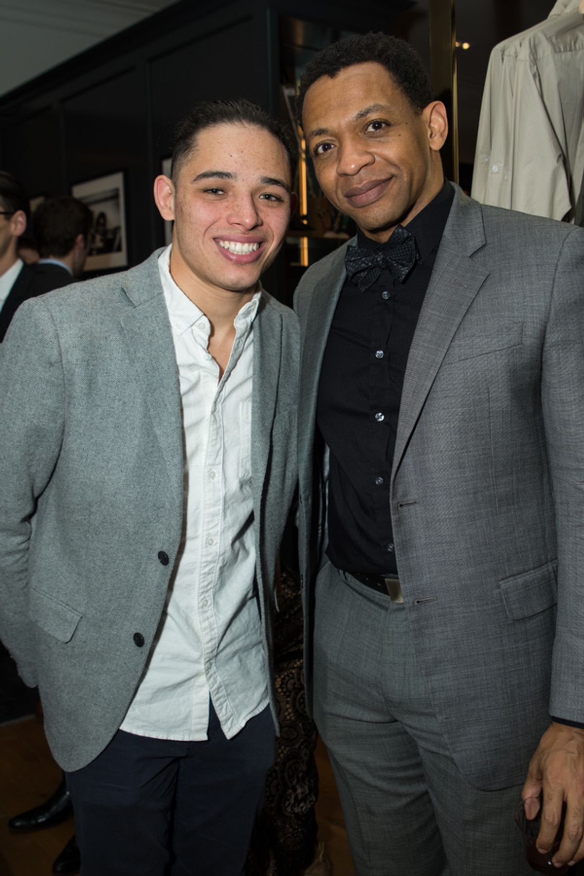 Anthony Ramos and Derrick Baskin at 