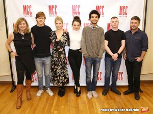 Anna Jordan, Lucas Hedges, Ari Graynor, Stefania Owen, Justice Smith, Jack DiFalco an Photo