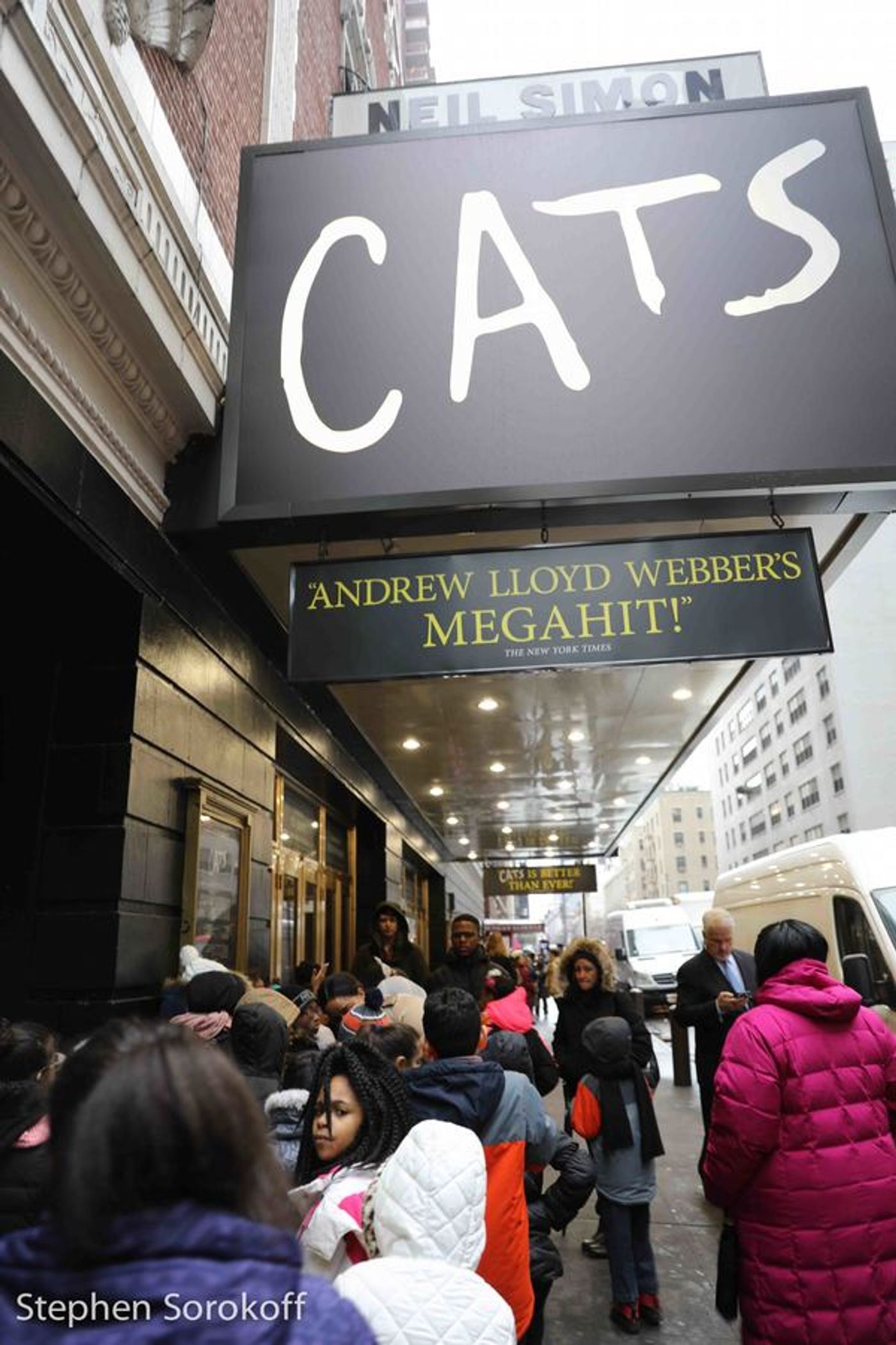 Photo Coverage: Kids Wait Outside To Go INSIDE BROADWAY at CATS  Image