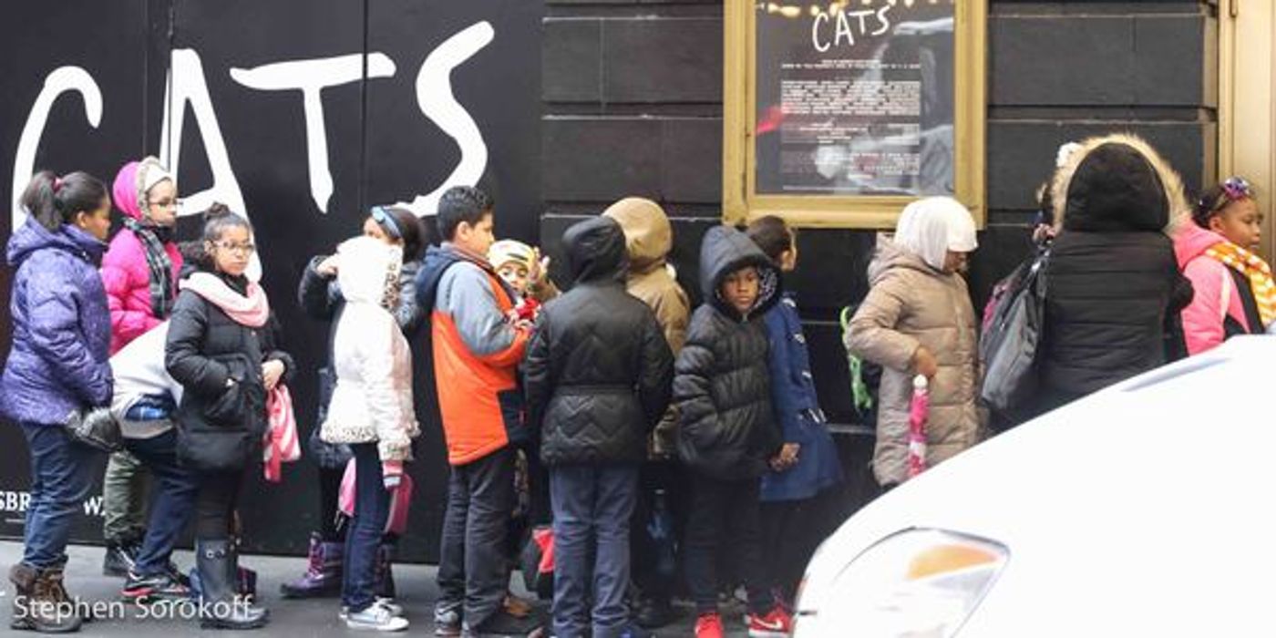 Photo Coverage: Kids Wait Outside To Go INSIDE BROADWAY at CATS  Image