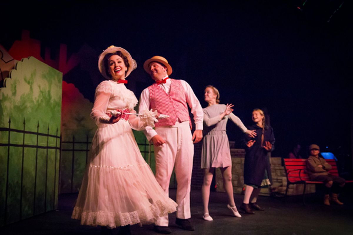 Courtesy Michele Anliker at BWW Review: MARY POPPINS Drops in for a Merry Holiday Treat Thru Dec 23