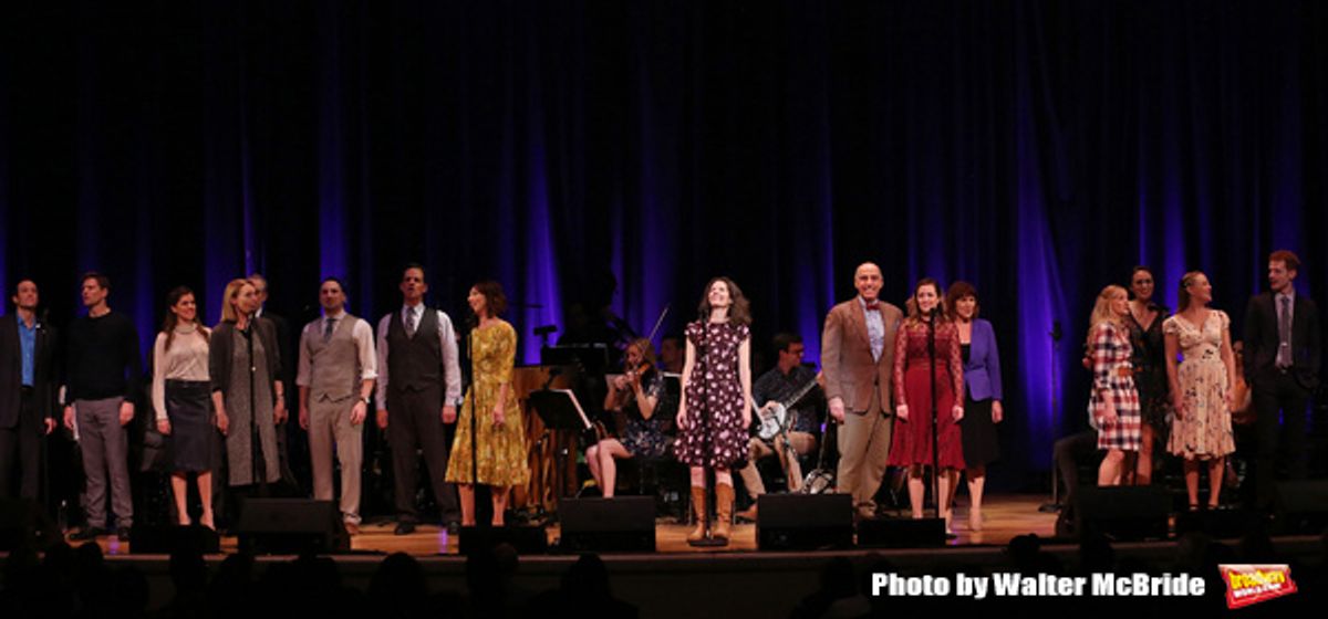 Edie Brickell with the cast  at 
