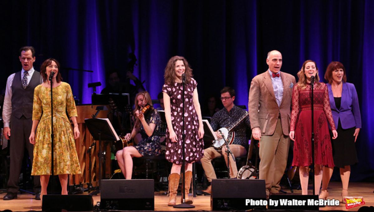 Edie Brickell with the cast  at 