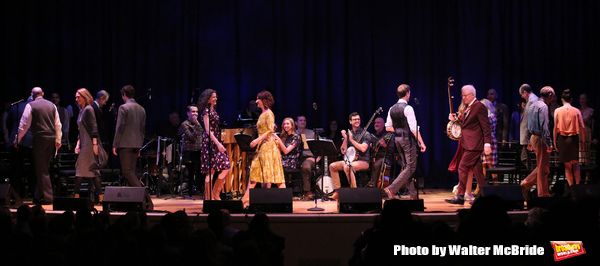 Edir Brickell and Steve Martin with cast  Photo