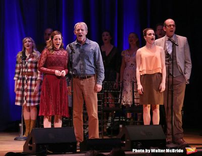 Hannah Elless, Stephen Bogardus, Emily Padgett and Jeff Bogardus with cast  Photo