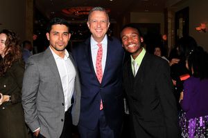 Wilmer Valderrama, Keith McNutt, Trey @ BroadwayWorld Wilmer Valderrama, Keith McNutt, Trey Photo