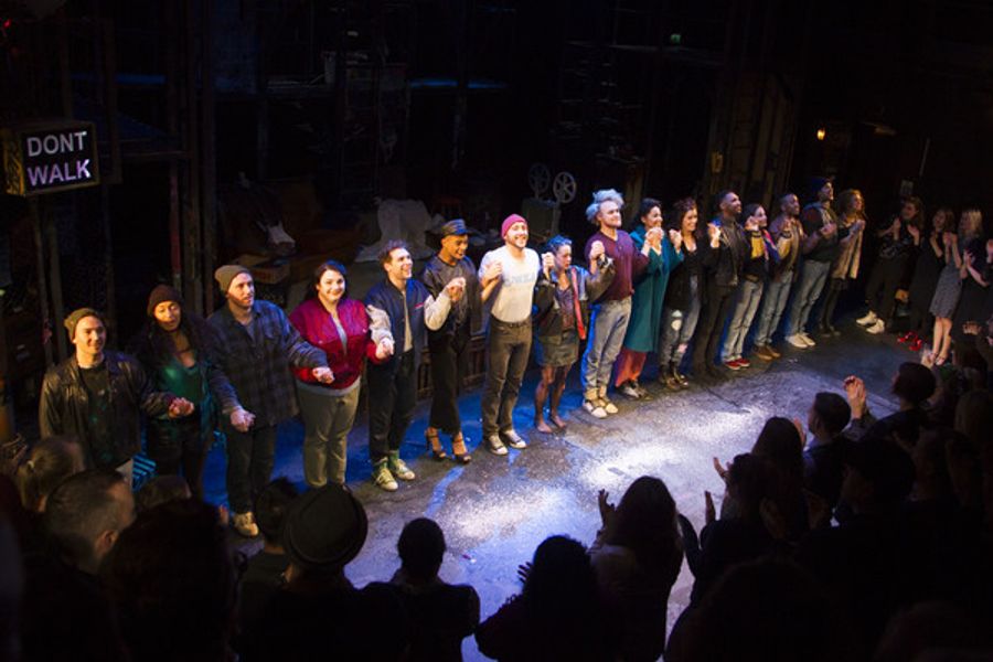 Photo Flash: La Vie Boheme! RENT 20th Anniversary Tour Celebrates Opening Night at the St. James Theatre Image