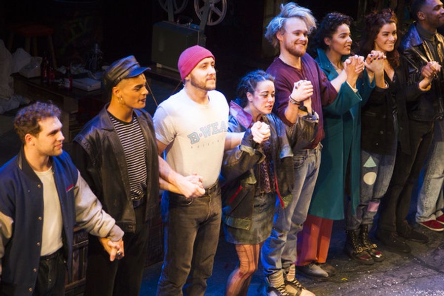 Photo Flash: La Vie Boheme! RENT 20th Anniversary Tour Celebrates Opening Night at the St. James Theatre Image
