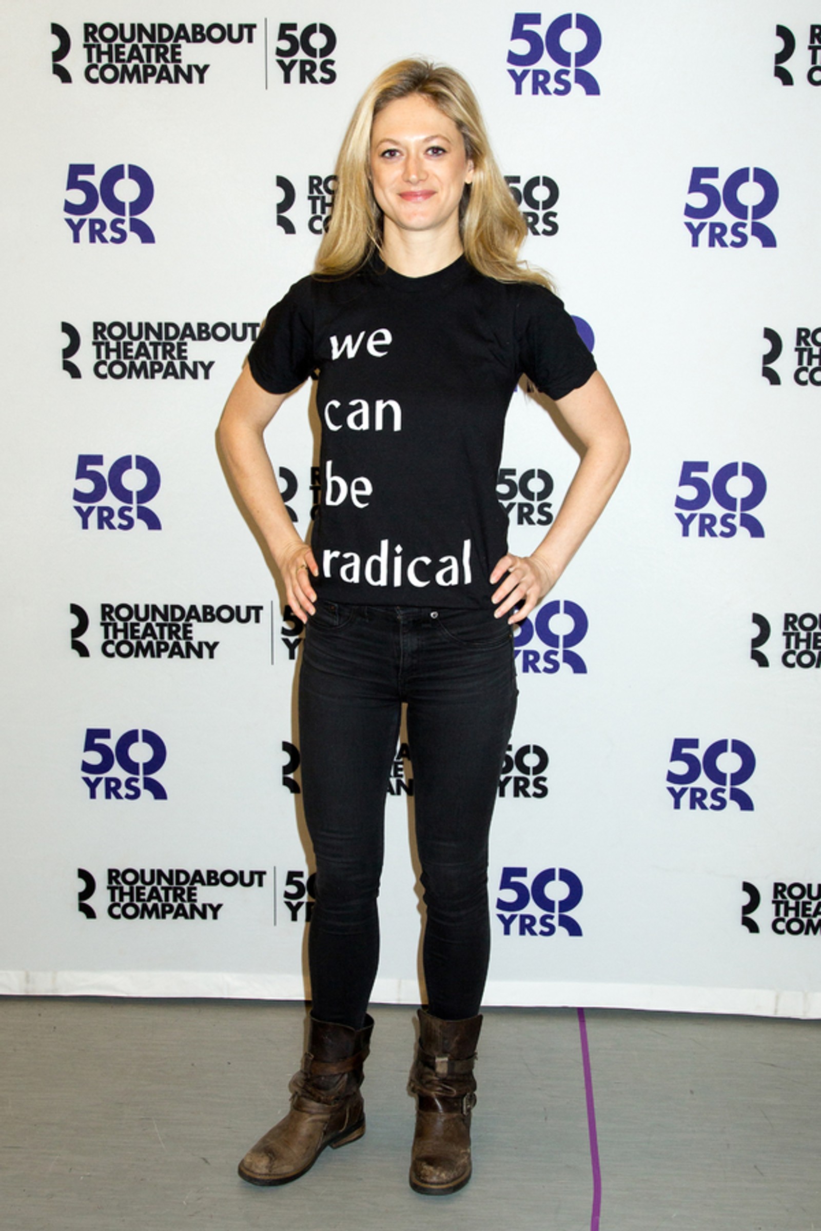 Photo Coverage: ON THE EXHALE's Marin Ireland & Company Meet the Press! — photo 1 of 6