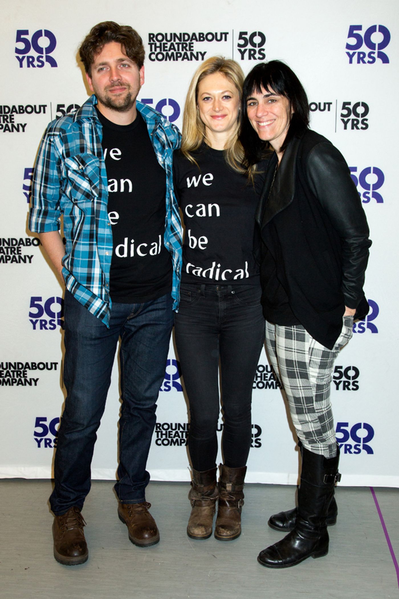 Photo Coverage: ON THE EXHALE's Marin Ireland & Company Meet the Press!  Image