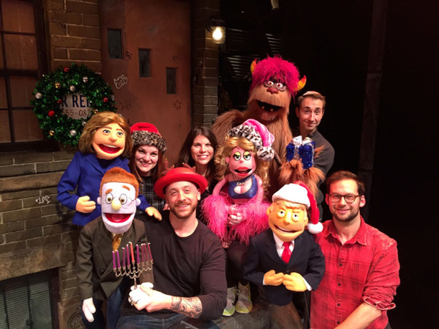 Photo Flash: AVENUE Q Decks the Halls with Holiday Portraits, Sets Holiday Schedule  Image