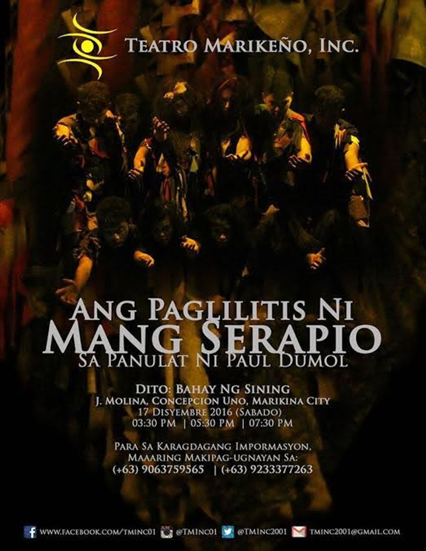 Teatro Marikeno Presents 'Ang Paglilitis Ni Mang Serapio,' 12/17  Image