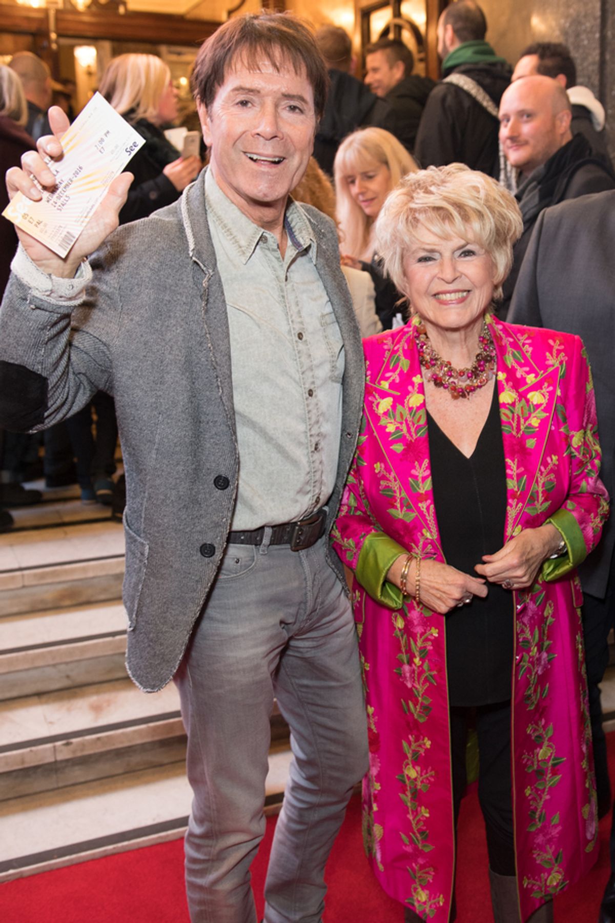 Cliff Richard and Gloria Hunniford at 